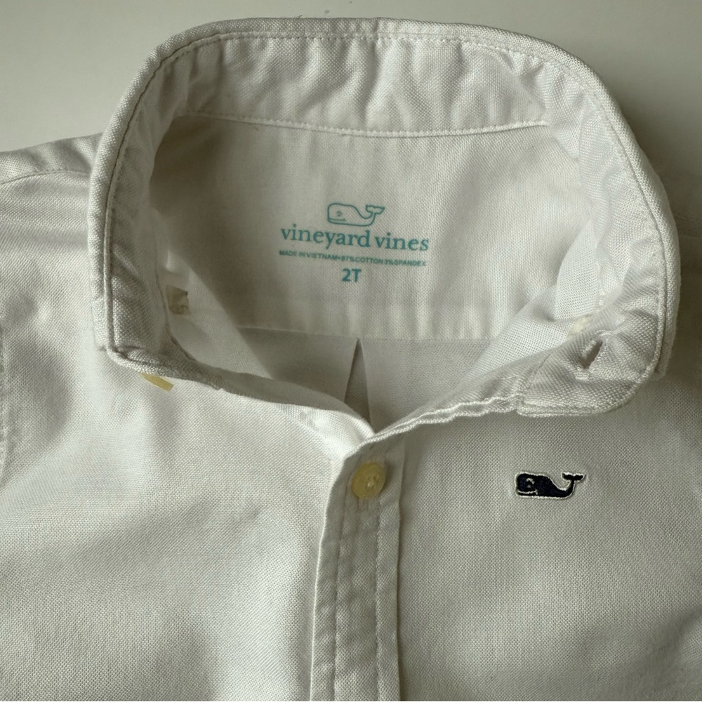 Vineyard Vines Toddler 2T Pullover & Oxford Shirt Bundle Light Blue White - Picture 9 of 10